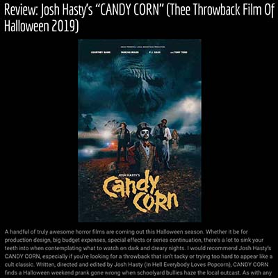 Review: Josh Hasty’s “CANDY CORN” (Thee Throwback Film Of Halloween 2019)